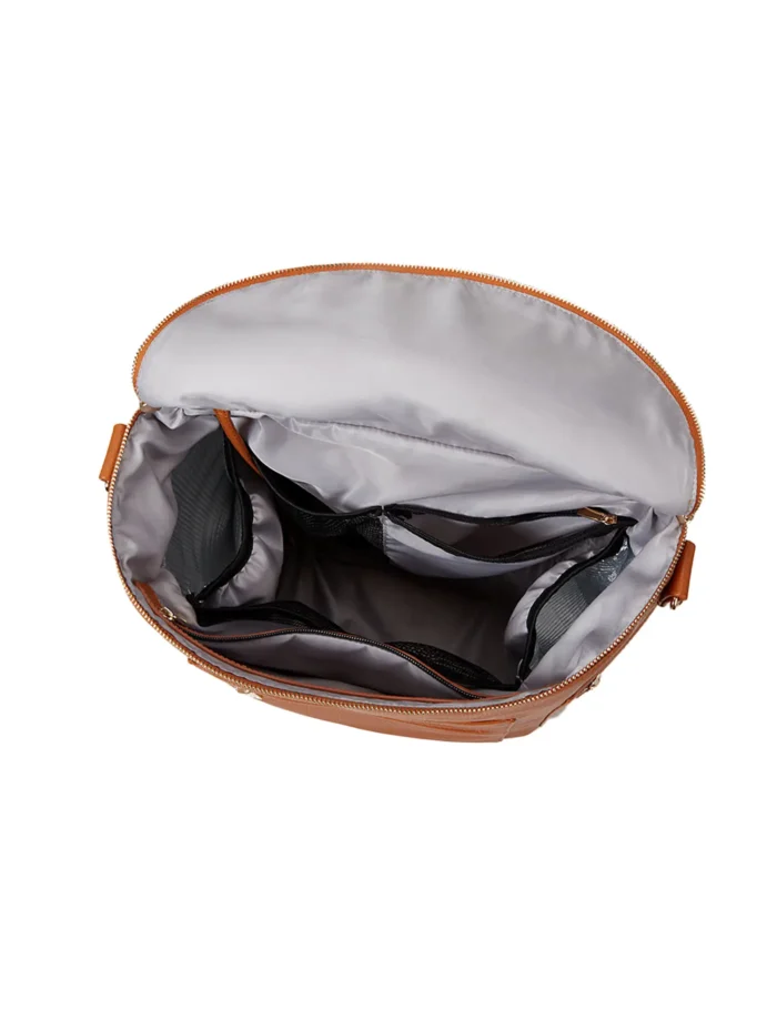 Fashionable PU Leather Diaper Backpack Inner