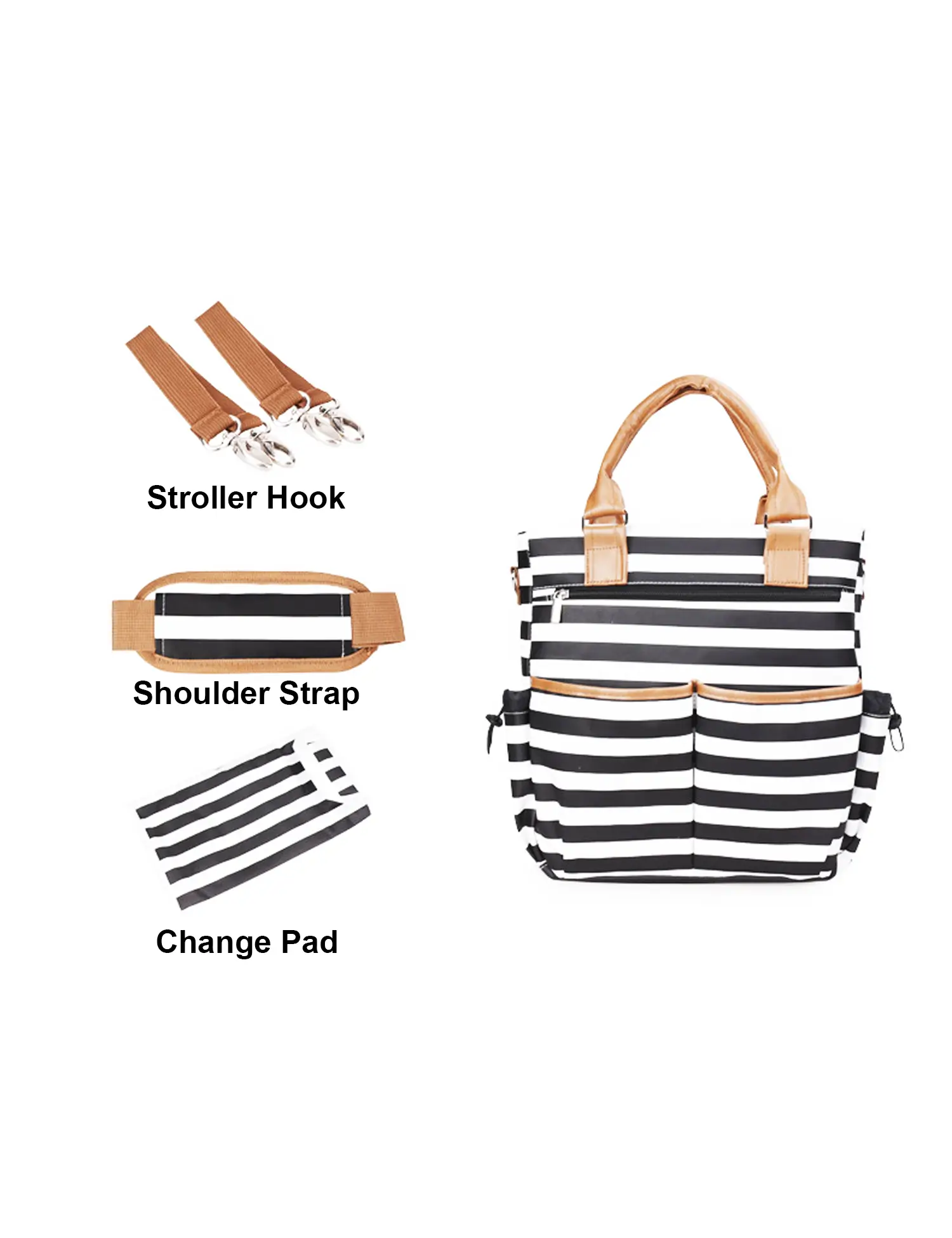 Fashionable Shoulder Strap Diaper Bags